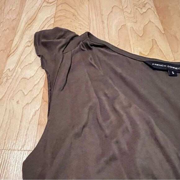 French Connection Brown Wrap Tank Top Women’s Small - Picture 4 of 4